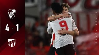 River 4  Atlético Tucumán 1 RESUMEN COMPLETO [upl. by Cornell]