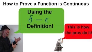 How to Prove a Function is Continuous using Delta Epsilon [upl. by Aihsas]