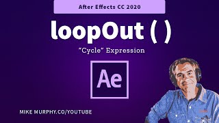 After Effects How To Use the loopOut  Expression [upl. by Eanert]