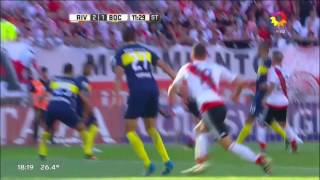 River 24 Boca Juniors  Fecha 13 Torneo Argentino 201617 [upl. by Ardy]