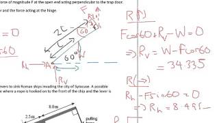 A Level Physics AQA Moments Problem Review Harder Questions [upl. by Aeriell]