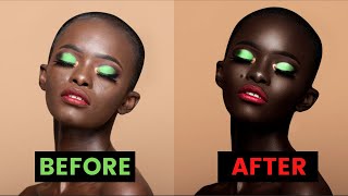 HOW TO DARKEN SKIN COLOR IN PHOTOSHOP  Photoshop Tutorial [upl. by Orferd]