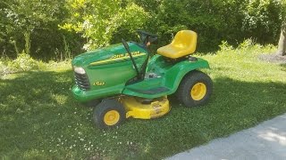 Mowing and an Update on the John Deere LT155 [upl. by Sixel785]