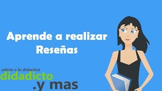 Como hacer una reseña [upl. by Onaimad]