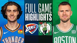 THUNDER at CELTICS  FULL GAME HIGHLIGHTS  April 3 2024 [upl. by Ahsaf]