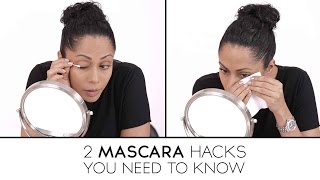 2 Mascara Hacks You Need To Know  Makeup Tricks  Glamrs [upl. by Cass492]