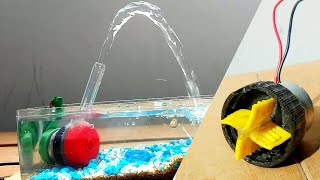 Como Hacer una Mini BOMBA DE AGUA para Fuente Fácil Sumergible [upl. by Vittorio]