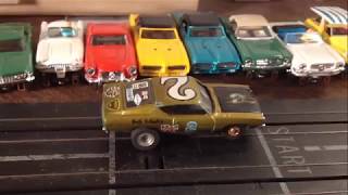 Rare Aurora Slot Car TJet Green Grand Torino Restoration [upl. by Sarson]