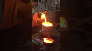 Molten iron from Cupola furnace [upl. by Wauters]