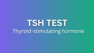 TSH Blood Test  TSH Test in bangla [upl. by Ros]