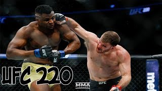 Stipe Miocic vs Francis Ngannou HIGHLIGHTS UFC 220 [upl. by Iruy]