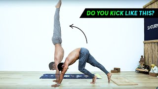 How To Handstand Kick Up Tutorial  Do it Right [upl. by Litch]