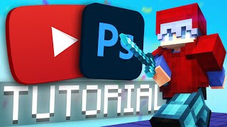 How to make CLEAN Minecraft Thumbnails photoshop [upl. by Sulecram]