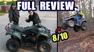 Heres Why the Arctic Cat 250 Is the Best Guest Quad Review Top Speed Jumps amp Wheelies [upl. by Azila]