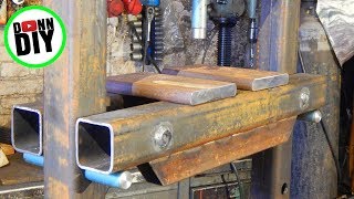 DIY 30 Ton Hydraulic Shop Press [upl. by Redienhcs62]