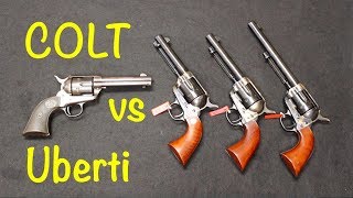 Colt Single Action Army vs Uberti SAA History and Comparison [upl. by Arej]