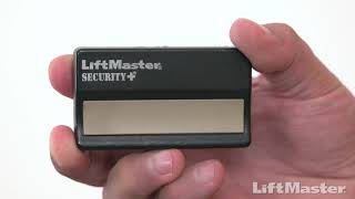 How to Program LiftMasters 971LM and 973LM Remote Controls to a Garage Door Opener [upl. by Airamasor]