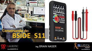 MULTIMETRO INTELIGENTE  BSIDE S11 [upl. by Fernald]