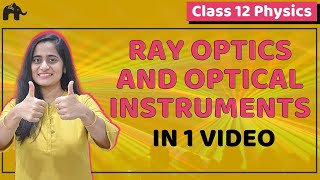 Ray Optics amp Optical Instruments  Class 12 Physics  NCERT Chapter 9  CBSE NEET JEE  One Shot [upl. by Trimmer]