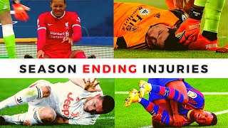 Season Ending Injuries in Football 2020  2021 [upl. by Los]