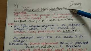 Nitrogen Fixation 2 Biological mechanism [upl. by Dodi]