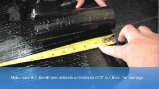 Soprema Modified Bitumen Membrane Repair Procedure [upl. by Yenitsed627]