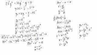 Reduction of order example [upl. by Askwith]