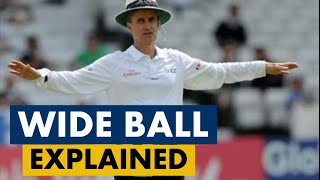 Wide Ball in Cricket Explained  Cricket Law 22  Know Cricket Better Series [upl. by Amikay]