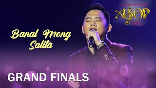 Mark Michael Garcia performs quotBanal Mong Salitaquot by LJ Manzano  ASOP 7 Grand Finals [upl. by Nnaik]