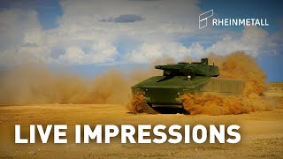 Rheinmetall – Lynx KF41 first live impressions from the field [upl. by Whit621]