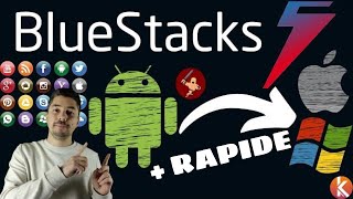 BLUESTACKS 5  Lémulateur ANDROID encore plus RAPIDE FLUIDE amp LEGER [upl. by Eardna]