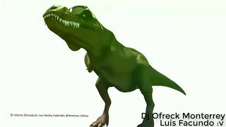 Dinosaurio bailando cállese viejo lesbiano [upl. by Ley]