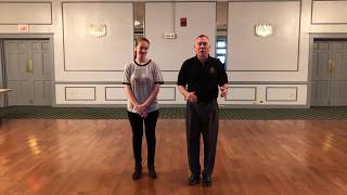 Foxtrot Dance Basic Steps Instructional [upl. by Raimes777]