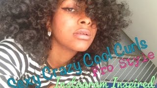 Natural Hair Perfect Curly Afro Tutorial [upl. by Trant249]