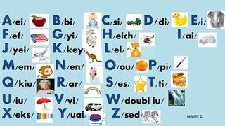 English Alphabet Pronunciation  Alphabet ABC Pronunciation [upl. by Haran]