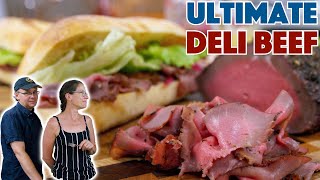 How to Make DeliStyle Roast Beef Lunch Meat  Ultimate Roast Beef Sandwich [upl. by Brenk]