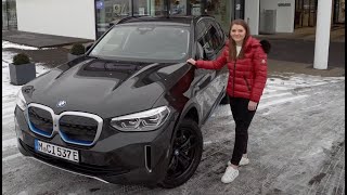 BMW iX3 2021 Elektro SUV Test Drive Review Preview Overview 4K MüllerDynamic GmbH [upl. by Annairba]