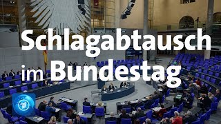 Bundestag Weidel und Merkel liefern sich Schlagabtausch bei Generaldebatte [upl. by Stacee415]