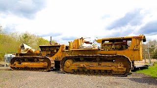 Tow Starting Caterpillar D8 Bulldozer [upl. by Coraline727]