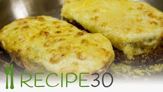 Croque Monsieur French cheese and ham recipe [upl. by Alamak]