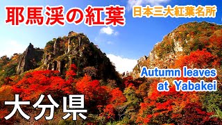 大分県 耶馬渓の紅葉絶景めぐり！（深耶馬溪・一目八景・本耶馬渓・青の洞門・立羽田の景など）  Autumn leaves at Yabakei  Oita Japan 【日本の紅葉絶景！】 [upl. by Coppins590]