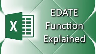 How to use EDATE function in Excel 2016 [upl. by Animrelliug956]