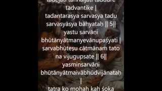 isha upanishad  chant [upl. by Ethbun]