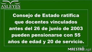 Muy buena noticia pensional para los docentes del 1278 [upl. by Kraul]