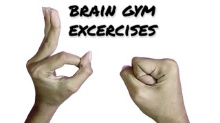 Brain gym  2  simple brain gym hand exercises  7 ultimate brain boosting excercises  brain storm [upl. by Barfuss]