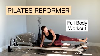 Pilates Reformer Workout  Full Body  Intermediate Level [upl. by Ennovyahs]