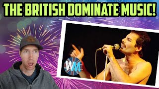 Top 10 Classic British Bands to Crack the US  Californian Reacts [upl. by Elson818]