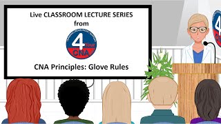 CNA Principles Classroom Lecture Glove rules [upl. by Balmuth624]