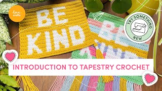 Introduction to tapestry crochet [upl. by Aissat294]