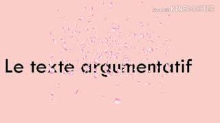 La structure du texte argumentatif 4AM [upl. by Tortosa]